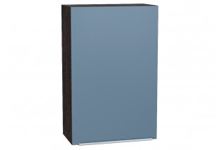 Шкаф верхний с 1-ой дверцей Фьюжн Silky Blue / Graphite 60 х 32 х 92 см