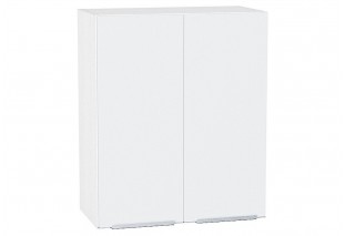 Шкаф верхний с 2-мя дверцами Фьюжн Silky White / Белый 60 х 32 х 71,6 см
