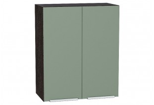 Шкаф верхний с 2-мя дверцами Фьюжн Silky Mint / Graphite 60 х 32 х 71,6 см