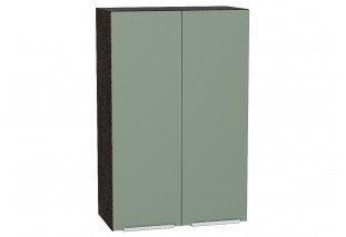 Шкаф верхний с 2-мя дверцами Фьюжн Silky Mint / Graphite 60 х 32 х 92 см