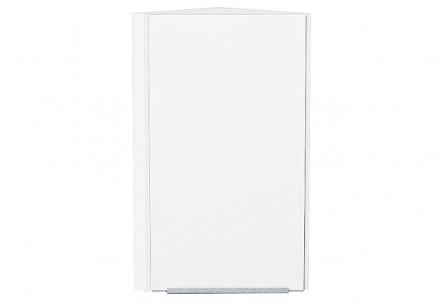 Шкаф верхний торцевой Фьюжн Silky White / Белый 30 х 30,6 х 71,6 см