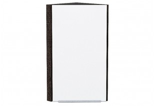 Шкаф верхний торцевой Фьюжн Silky White / Graphite 30 х 30,6 х 71,6 см