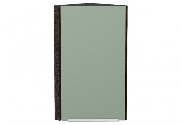 Шкаф верхний торцевой Фьюжн Silky Mint / Graphite 30 х 30,6 х 71,6 см