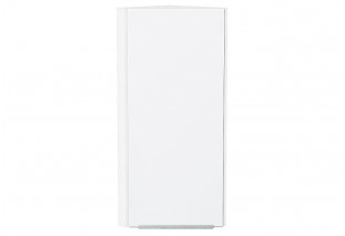 Шкаф верхний торцевой Фьюжн Silky White / Белый 30 х 30,6 х 92 см