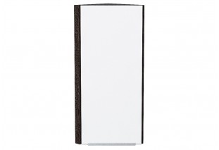 Шкаф верхний торцевой Фьюжн Silky White / Graphite 30 х 30,6 х 92 см