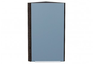 Шкаф верхний торцевой Фьюжн Silky Blue / Graphite 30 х 30,6 х 71,6 см