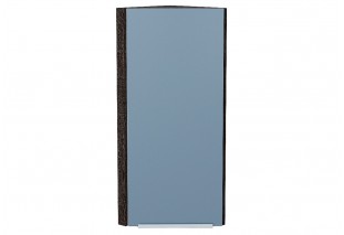 Шкаф верхний торцевой Фьюжн Silky Blue / Graphite 30 х 30,6 х 92 см