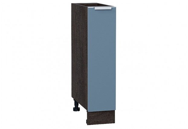 Шкаф нижний бутылочница Фьюжн Silky Blue / Graphite 20 х 48 х 81,6 см