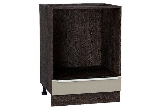 Шкаф нижний под духовку Фьюжн Silky Grey / Graphite 60 х 47,6 х 81,6 см