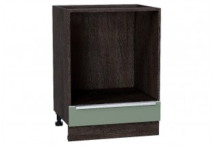 Шкаф нижний под духовку Фьюжн Silky Mint / Graphite 60 х 47,6 х 81,6 см