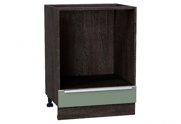 Шкаф нижний под духовку Фьюжн Silky Mint / Graphite 60 х 47,6 х 81,6 см