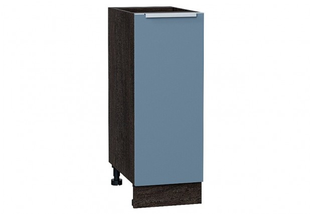 Шкаф нижний с 1-ой дверцей Фьюжн Silky Blue / Graphite 30 х 48 х 81,6 см