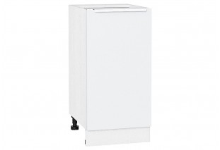 Шкаф нижний с 1-ой дверцей Фьюжн Silky White / Белый 40 х 48 х 81,6 см