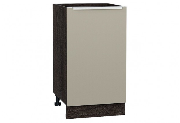 Шкаф нижний с 1-ой дверцей Фьюжн Silky Grey / Graphite 45 х 48 х 81,6 см