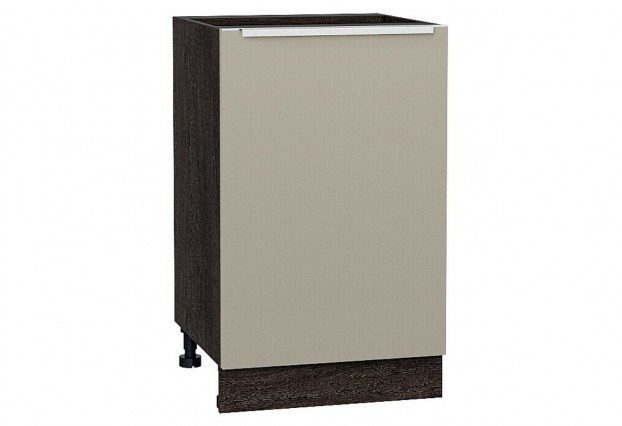 Шкаф нижний с 1-ой дверцей Фьюжн Silky Grey / Graphite 50 х 48 х 81,6 см