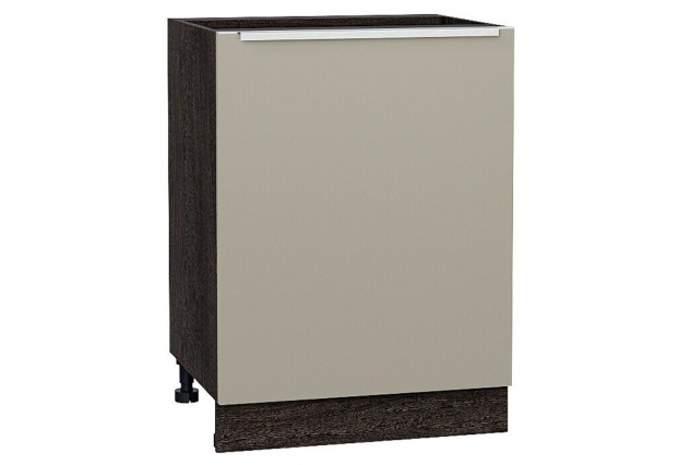 Шкаф нижний с 1-ой дверцей Фьюжн Silky Grey / Graphite 60 х 48 х 81,6 см