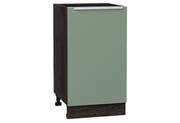 Шкаф нижний с 1-ой дверцей Фьюжн Silky Mint / Graphite 45 х 48 х 81,6 см