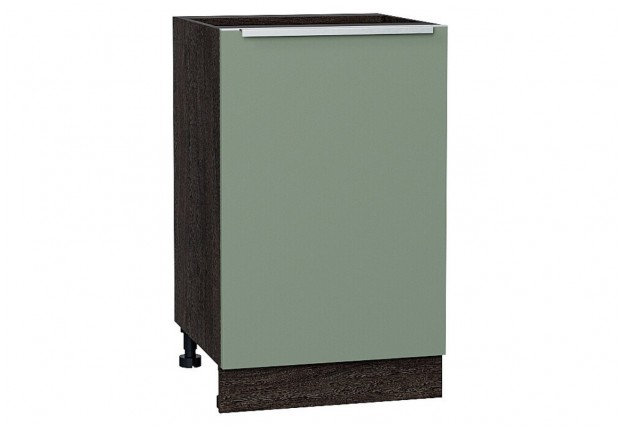 Шкаф нижний с 1-ой дверцей Фьюжн Silky Mint / Graphite 50 х 48 х 81,6 см