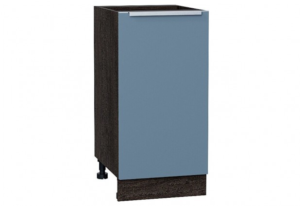 Шкаф нижний с 1-ой дверцей Фьюжн Silky Blue / Graphite 40 х 48 х 81,6 см