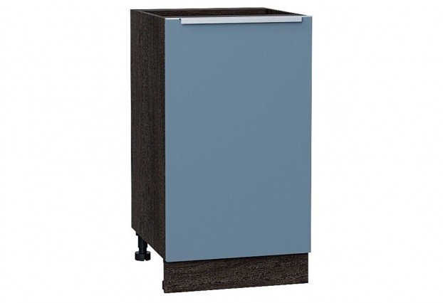Шкаф нижний с 1-ой дверцей Фьюжн Silky Blue / Graphite 45 х 48 х 81,6 см