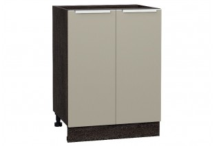 Шкаф нижний с 2-мя дверцами Фьюжн Silky Grey / Graphite 60 х 48 х 81,6 см
