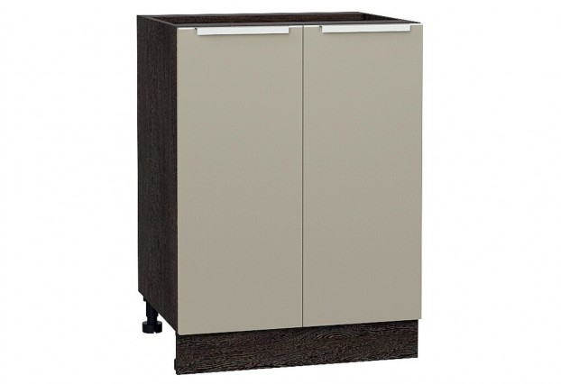 Шкаф нижний с 2-мя дверцами Фьюжн Silky Grey / Graphite 60 х 48 х 81,6 см