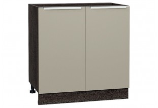 Шкаф нижний с 2-мя дверцами Фьюжн Silky Grey / Graphite 80 х 48 х 81,6 см