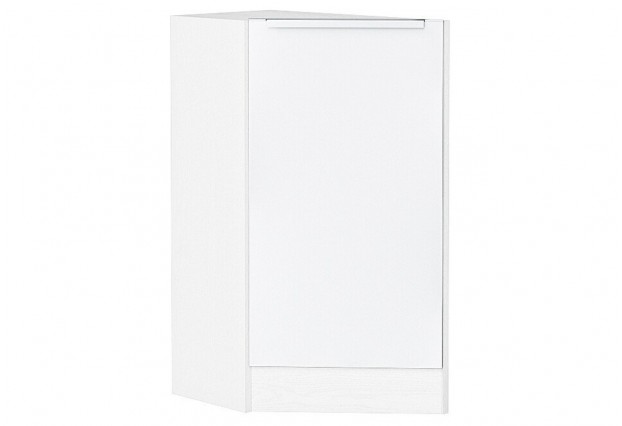 Шкаф нижний торцевой Фьюжн Silky White / Белый 29,6 х 55,4 х 81,6 см