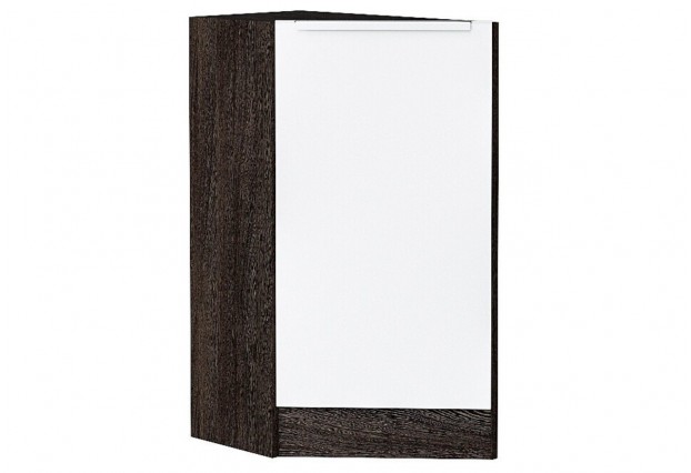 Шкаф нижний торцевой Фьюжн Silky White / Graphite 29,6 х 55,4 х 81,6 см