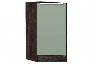 Шкаф нижний торцевой Фьюжн Silky Mint / Graphite 29,6 х 55,4 х 81,6 см