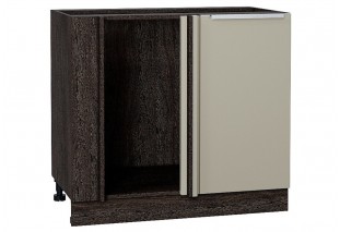 Шкаф нижний угловой Фьюжн Silky Grey / Graphite 89 х 48 х 81,6 см