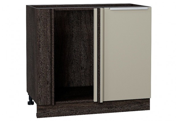 Шкаф нижний угловой Фьюжн Silky Grey / Graphite 89 х 48 х 81,6 см