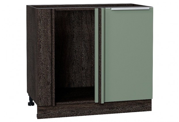 Шкаф нижний угловой Фьюжн Silky Mint / Graphite 89 х 48 х 81,6 см