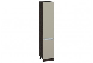 Шкаф пенал с 2-мя дверцами Фьюжн Silky Grey / Graphite 40 х 57,6 х 213,2 см