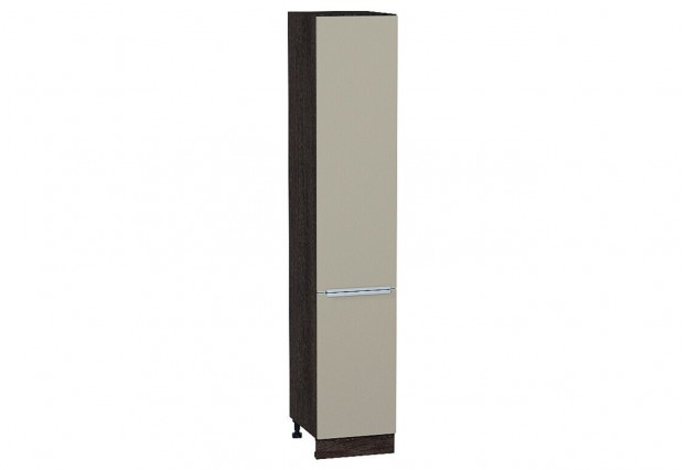 Шкаф пенал с 2-мя дверцами Фьюжн Silky Grey / Graphite 40 х 57,6 х 213,2 см
