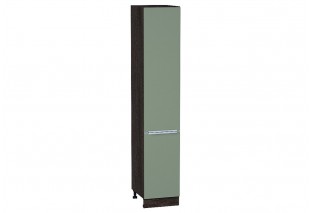 Шкаф пенал с 2-мя дверцами Фьюжн Silky Mint / Graphite 40 х 57,6 х 213,2 см