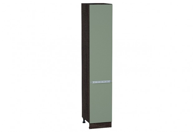 Шкаф пенал с 2-мя дверцами Фьюжн Silky Mint / Graphite 40 х 57,6 х 213,2 см