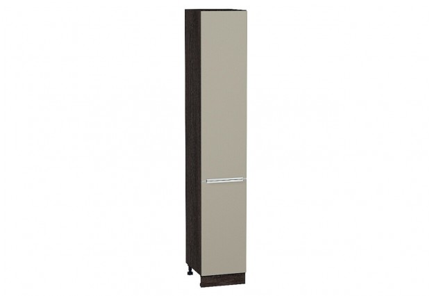 Шкаф пенал с 2-мя дверцами Фьюжн Silky Grey / Graphite 40 х 57,6 х 233,6 см
