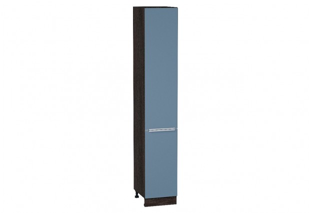 Шкаф пенал с 2-мя дверцами Фьюжн Silky Blue / Graphite 40 х 57,6 х 233,6 см