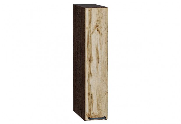 Шкаф верхний бутылочница Флэт Wotan Oak 2S / Graphite 15 х 31,8 х 71,6 см
