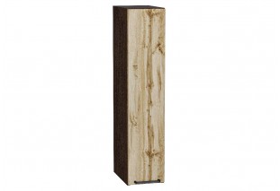 Шкаф верхний бутылочница Флэт Wotan Oak 2S / Graphite 20 х 31,8 х 92 см
