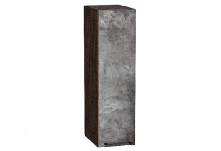 Шкаф верхний бутылочница Флэт Temple Stone 2S / Graphite 20 х 31,8 х 71,6 см