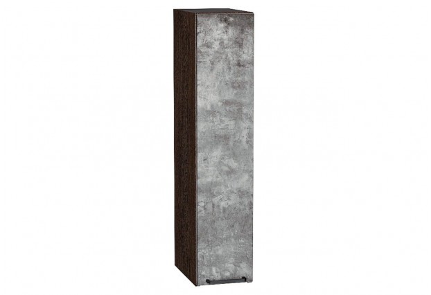 Шкаф верхний бутылочница Флэт Temple Stone 2S / Graphite 20 х 31,8 х 92 см