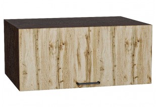 Шкаф верхний горизонтальный глубокий Флэт Wotan Oak 2S / Graphite 80 х 57,4 х 35,8 см