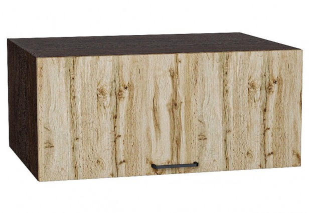 Шкаф верхний горизонтальный глубокий Флэт Wotan Oak 2S / Graphite 80 х 57,4 х 35,8 см