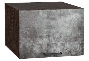 Шкаф верхний горизонтальный глубокий Флэт Temple Stone 2S / Graphite 50 х 57,4 х 35,8 см