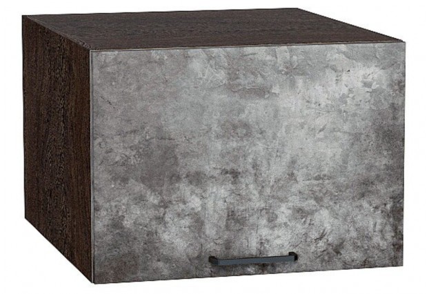 Шкаф верхний горизонтальный глубокий Флэт Temple Stone 2S / Graphite 50 х 57,4 х 35,8 см