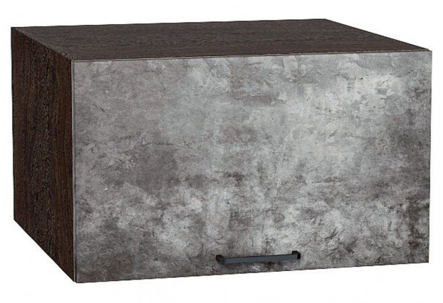 Шкаф верхний горизонтальный глубокий Флэт Temple Stone 2S / Graphite 60 х 57,4 х 35,8 см