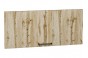 Шкаф верхний горизонтальный Флэт Wotan Oak 2S / Белый 80 х 31,8 х 35,8 см