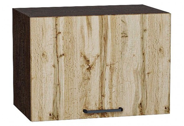 Шкаф верхний горизонтальный Флэт Wotan Oak 2S / Graphite 50 х 31,8 х 35,8 см